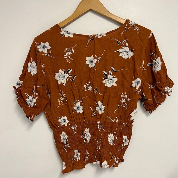 Paper Crane floral crop blouse - Picture 4 of 4